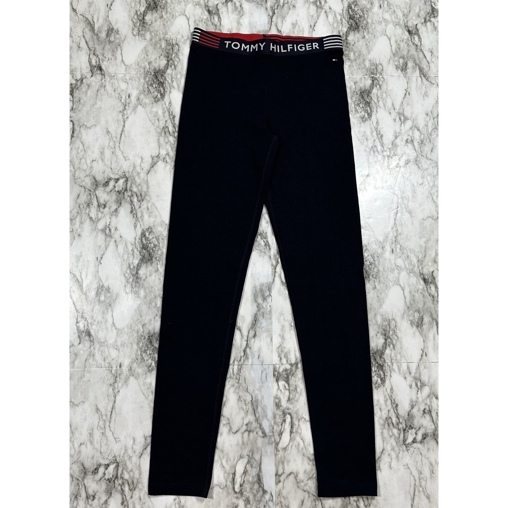 Tommy Hilfiger Sports Leggings Women's Size S Navy Blue Athletic Pull On NWT‎